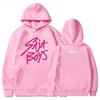 KPop Demon Hunters Saja Boys Hoodie Long Sleeve Movie Printing Sweatshirt Hooded Fleece Casual Female Pullovers Streetwear Women