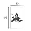 SZKLANA DESKA DO KROJENIA 30x52 Mapa