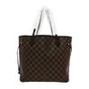 [Б/У] Сумка-тоут Neverfull Mm из клетчатого покрытия с кожаной отделкой - Очень хорошее состояние #NL2EN5