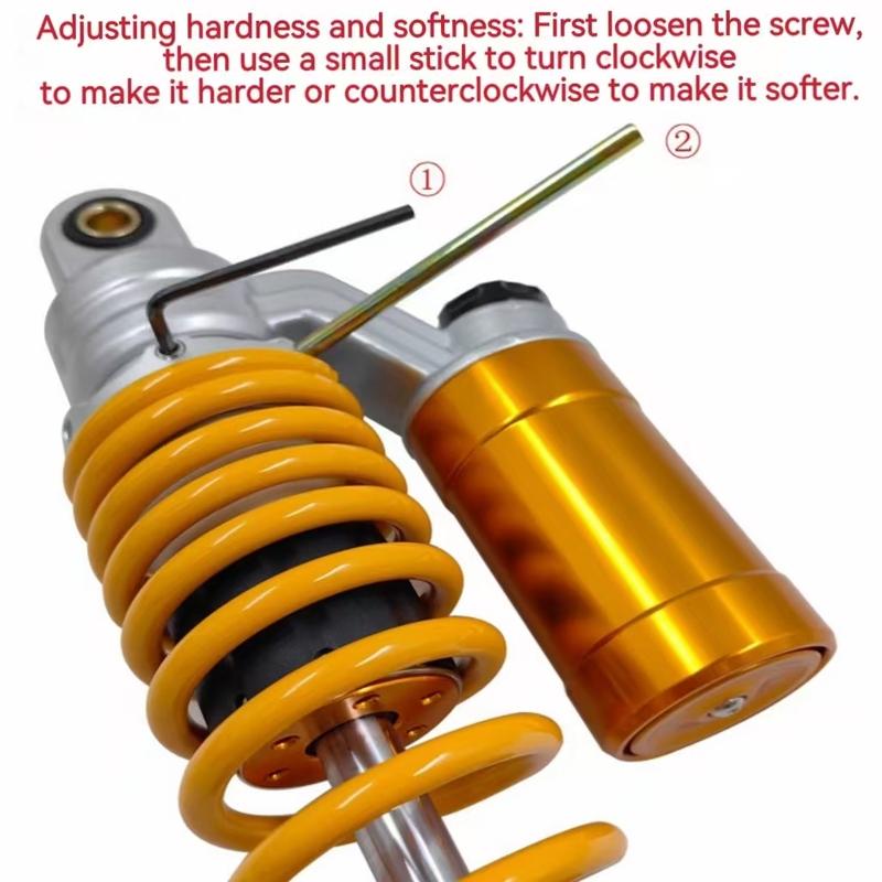 280 мм-355 мм Различные размеры Мотоцикл Задний Регулируемый демпфирующий амортизатор Для Honda Yamaha Kawasaki Suzuki Задняя подвеска