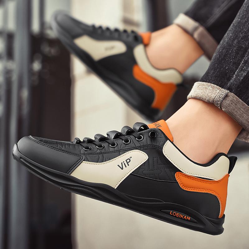 Мужская обувь Весна Новый Большой 48 Импортная Торговля Модный Тренд Отдых Мягкая Подошва Уличный Спортивный Бордовый Обувь