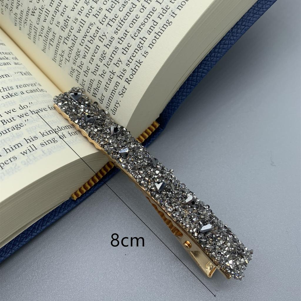 Rhinestone Hair Clip Duckbill Triangle