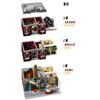 Creating Jazz Club Expert Pizza Shop Model Modular House Building Blocks Compatible Street View Toys for Kids Adults
