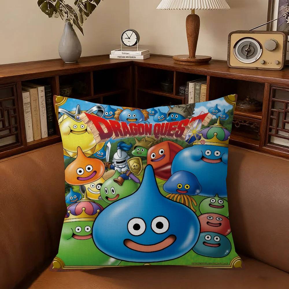 Мультяшный Слайм D-dragon Quest Детская наволочка чехол для диванной подушки украшение для дома детская игрушка