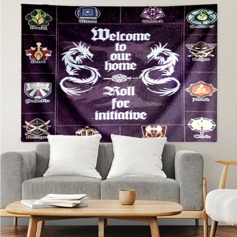 Dungeons & Dragons Tapestry Hanging for Bedroom,Livingroom, Playroom,Decor Art Room Wall Tapestry Holiday and Birthday Gifts