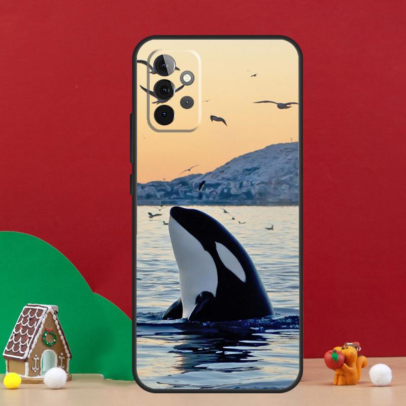 Чехол с косаткой для Samsung Galaxy A55 A52 A32 A12 A33 A06 A16 A26 A36 A56 A15 A53 A13 A34 A54 A14 A17