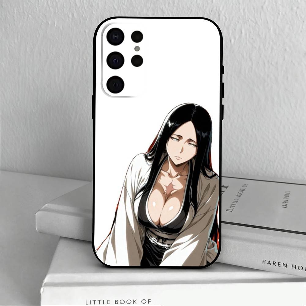 Чехол для телефона R-Retsu Unohana B-Bleachs для Samsung S25,24,23,22,30,21,10,9,Ultra,Plus,Lite,FE,4,5 G Мягкий черный чехол