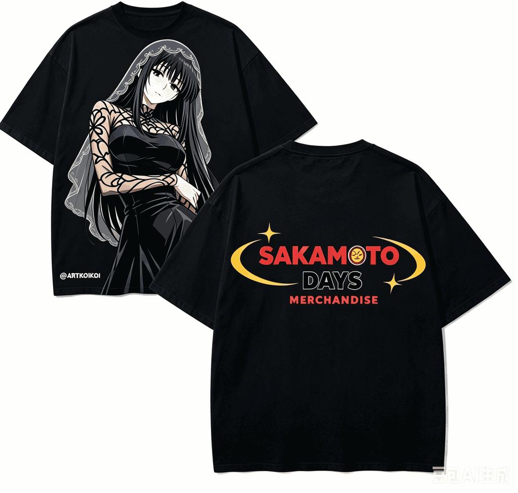 Sakamoto Days Anime Lover TShirt Harajuku Cotton NewModel High Street Fashion Oversized Unisex Comfortable Sleeves Hot Product