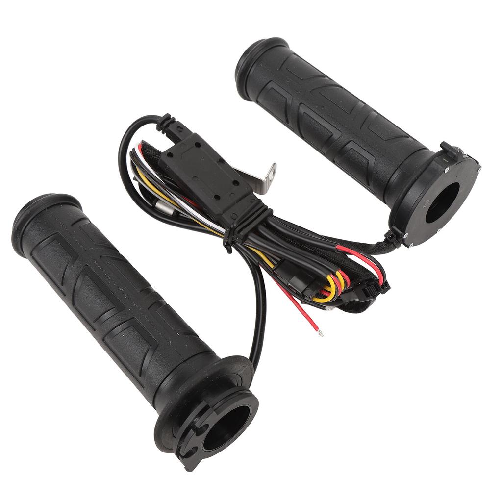 Рукоятки руля мотоцикла с подогревом, водонепроницаемые, DC12V, резиновые, электрические, с регулировкой