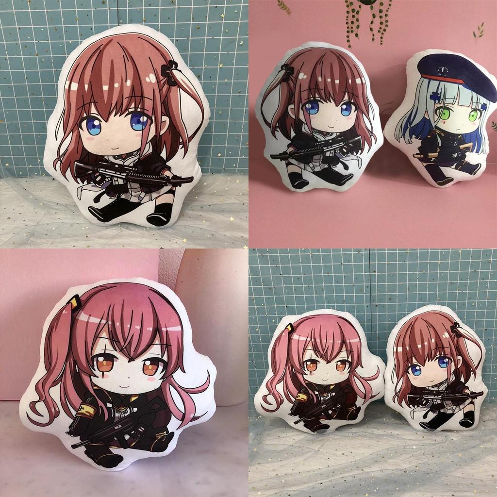 Soft And Crystal Super Soft Girls' Frontline Plush Pillow Star15 Double-sided Print Plush Keychain Pendant Doll