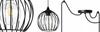 MODERN SPIDER HANGING LAMP, WIRE CEILING