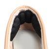 5 Pair Anti Wear Feet Care Pads Wing Shape Non-Slip Shoes Heel Sticker for High Heeled Shoes(Black,