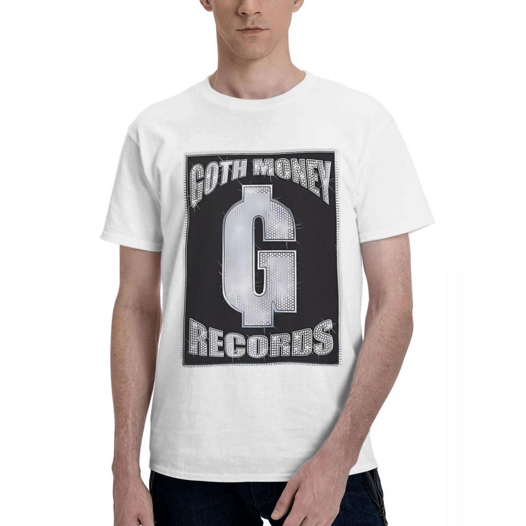 Goth Money Records Блестящая Повседневная Дышащая Удобная Футболка 100% Хлопок Высококачественная Мужская Одежда Забавные Подарки