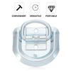 Trailer Parking Lock D Ring Tie Down Anchor Floor Hook for RV Garage Boat Trailer Car Pull Ring Cargo Buckle Straps