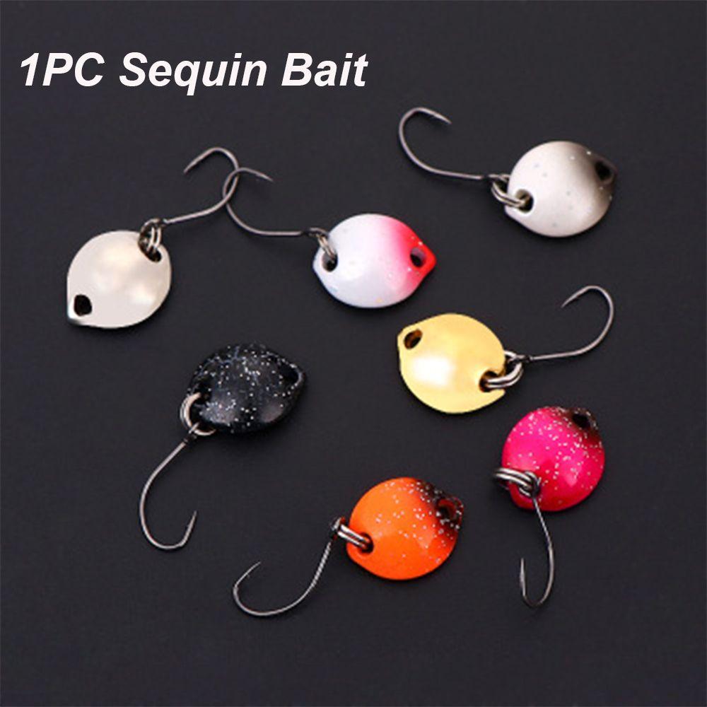Мини Прочный форель Рыболовные металлические приманки Блесна Блесна Тройной крючок Кренк Приманка