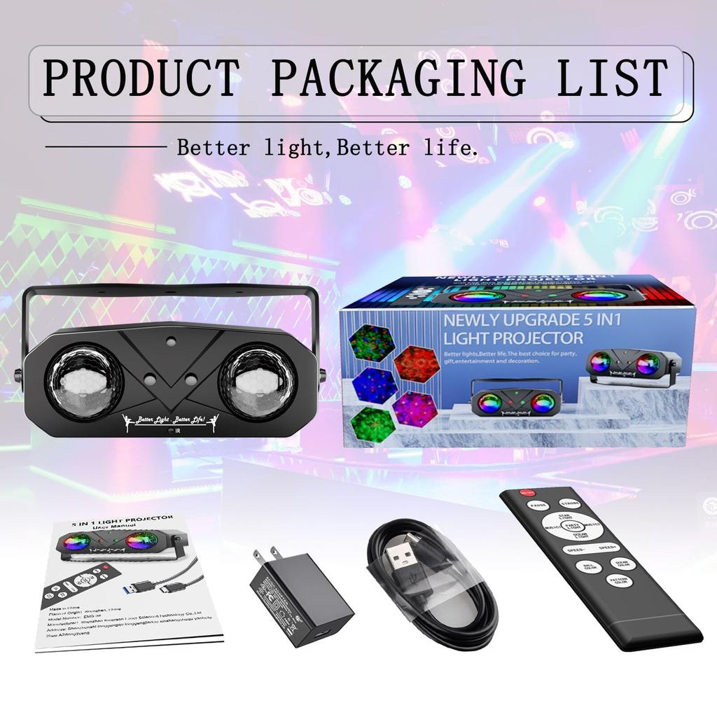 3-in-1 Star Projector and Ocean Wave Projector with Remote Control, Multi-Purpose DJ Ball Light for Home Theater Ceiling Room Decoration, Suitable