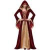 Halloween Mage Costume, Queen Costume, Stage Costume, Long Dress, Cosplay Uniform.