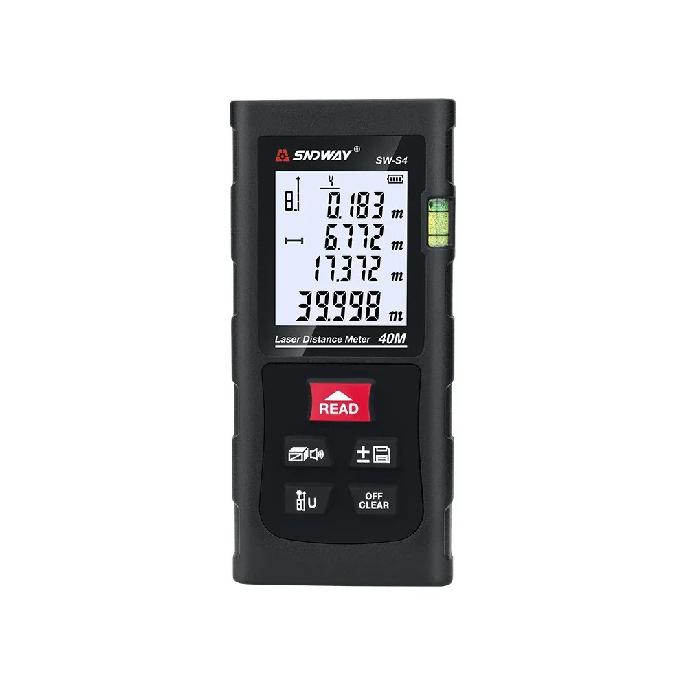 SNDWAY Laser Distance Meter Laser Rangefinder Trena Laser Tape Measure Distance Range Finder Ruler Diastimeter Roulette Tool