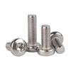 100pcs~5pcs M2 M2.5 M3 M4 M8 304 A2 Stainless Steel GB2672 Six-Lobe Torx Pan Six Lobe Round Head Bolt Screw