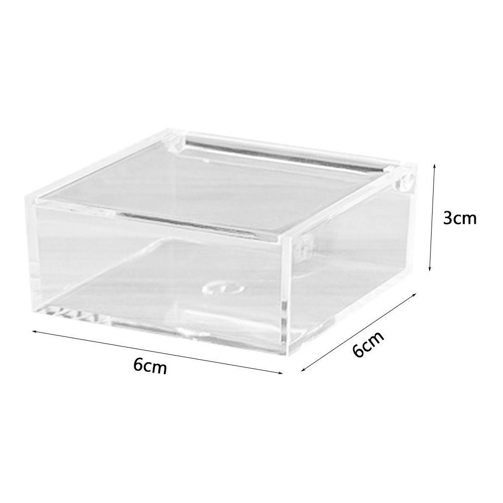 Flip Cover Storage Box Multi Size Jewelry Cosmetics Storage Practical Display Cases  Wedding Favor