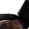 Excellent LOUIS VUITTON Ankle boots Lace Up Brown black Monogram canvas Women 35 Used