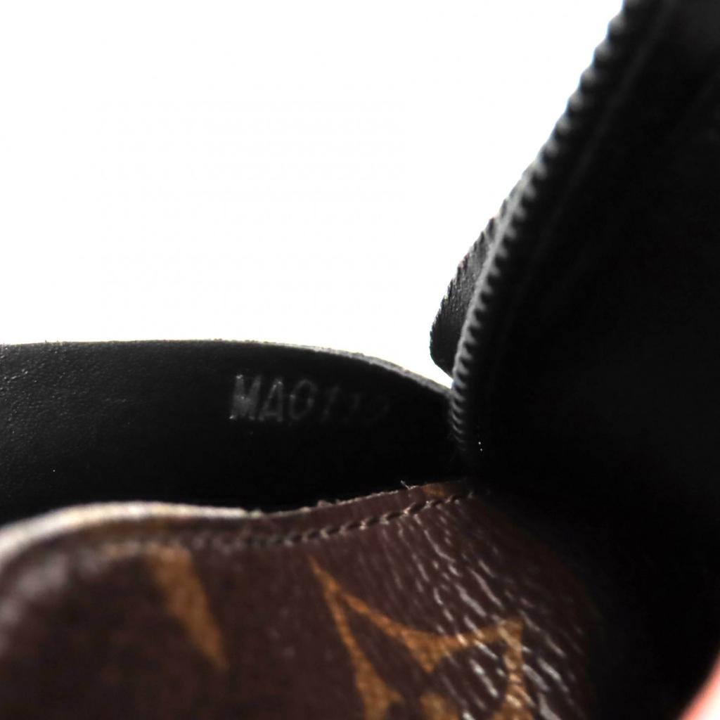 Excellent LOUIS VUITTON Ankle boots Lace Up Brown black Monogram canvas Women 35 Used