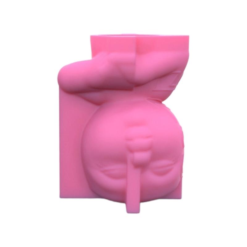 Succulents Flower Resin Silicone Mold Suitable for Garden Concrete Flower Candle Holder Crafts Home Decor