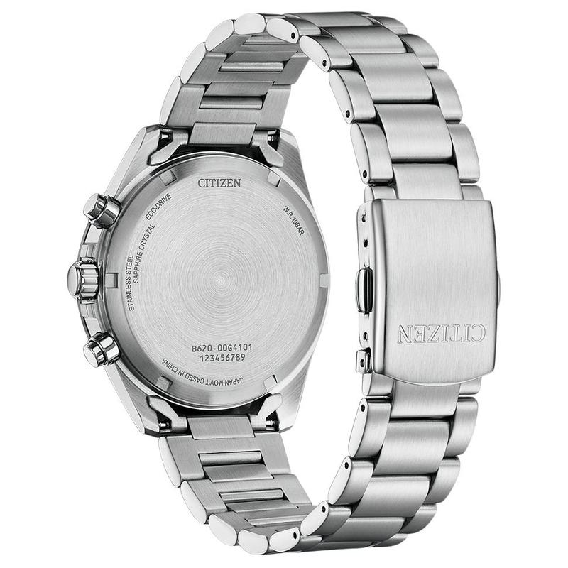 CITIZEN COLLECTION series 100 meters waterproof luminous hands light Quartz Steel Strap 39.6mm same style for men and women white dial CA4764-57A