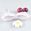 2 шт. 3D Лилия Плунжер Формочка для печенья DIY Цветок Цветущая Лилия Форма для торта и фондана Пластиковые Инструменты для украшения торта Аксессуары для выпечки