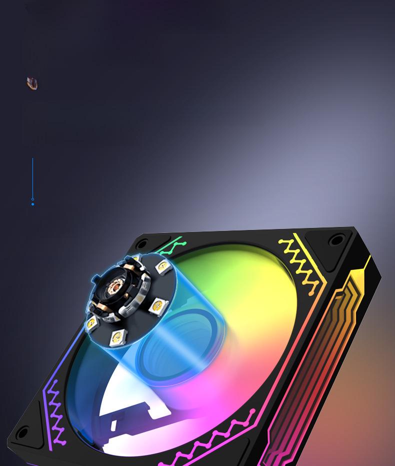 Prism 4-го поколения Pro ARGB охлаждающий вентилятор с 3-контактным 5V контроллером синхронизации для компьютерных корпусов