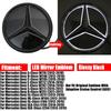1pcs Star Badge Car Front Grill LED Emblem Light  For Mercedes Benz E-Class W212 W207 W205 W117 X204 X166 3D Mirror Logo BG1