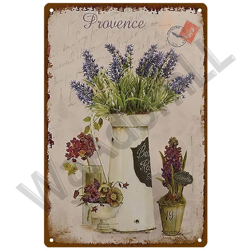 Ретро Декор, металлический знак лаванды, жестяной постер, металлические винтажные вывески с подсолнухом, жестяная вывеска с цветком, ромашка, настенный декор для дома и сада, подарок