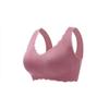 Large Size Women Comfortable Seamless Sleep Bra Wireless Thin Brassiere Gathered Underwear Sport Yoga Vest Minimizer Tank Top Bra