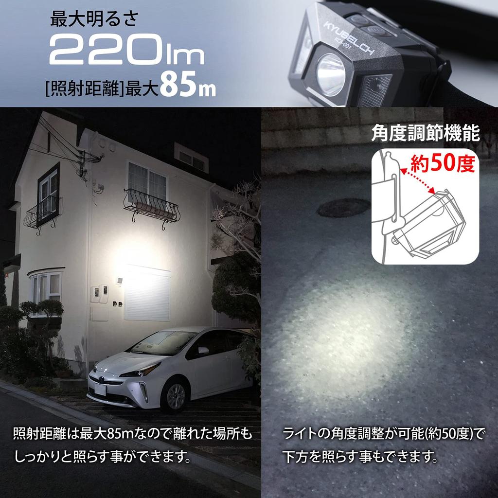 Asahi Denki Kasei Rechargeable Headlamp 220 KCA-001