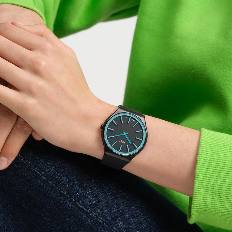 Swatch Мужские Черные Часы SS07B111 SS07B111