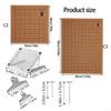 Экологичная пробковая доска для рукоделия для домашнего DIY, аксессуар для плетения кисточек, кружева, узлов