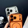 Оригинальный чехол-бампер с мягким покрытием и магнитами Magsafe для iPhone 17 16 15 14 13 12 11 Pro Max, жесткая задняя крышка из поликарбоната с матовым покрытием AG