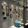 Slate Stone Brick Effect Washable Vinyl PVC Wall Paper Living Room Background Wallcovering Wallpaper Decor Papel De Parede