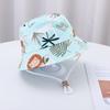 Kids Cartoon Bucket Hat Spring Summer Baby Sun Protection Cap Boys Girls UV Shield Outdoor Beach Fishing Hat