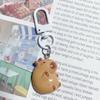Брелок из смолы Capybara, забавная подвеска для сумки Capybara, милый забавный брелок для ключей с изображением животных, милые аксессуары для ключей