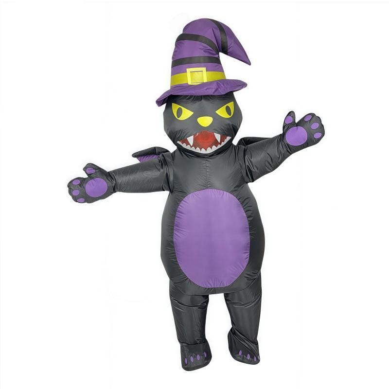 Надувной костюм кошки на Хэллоуин, взрослый