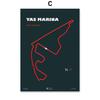 Monaco Suzuka Albert Park Portimao Race Track Map F1 Nordic Poster Wall Art Print Canvas Painting Decor Pictures For Living Room