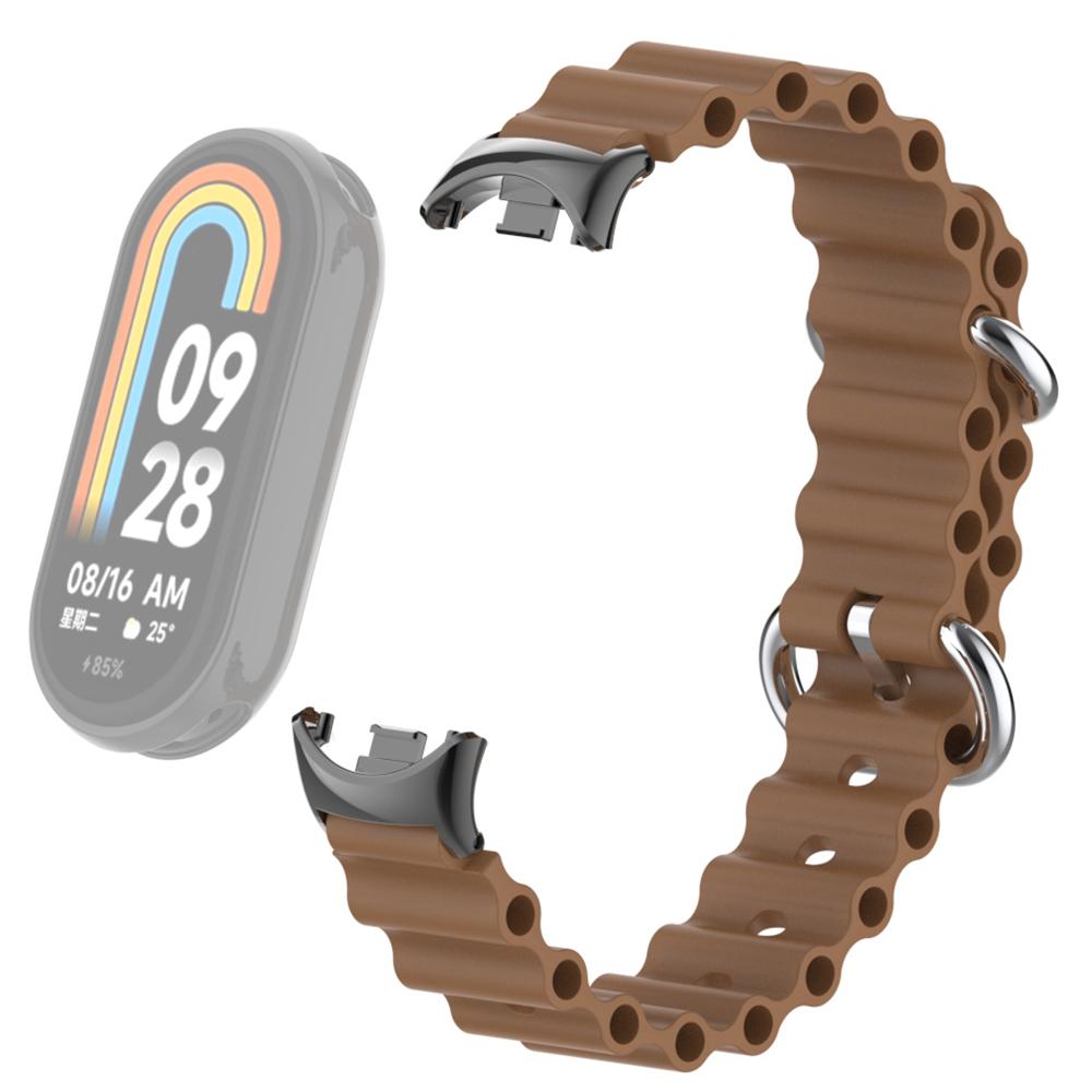 For Xiaomi Smart Band 9 NFC/9/8 NFC/8 Ocean Band Adjustable Loop Sport Watch Strap with Connector