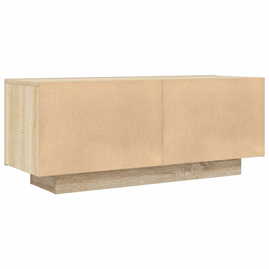 Vidaxl Szafka Pod Telewizor, Dąb Sonoma, 100X35X40 Cm