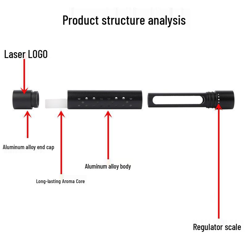 Men's Car Air Vent Perfume Ornament - Solid Balm Aromatherapy with Long-Lasting Light Fragrance