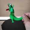 2 шт. 3D-печатная фигурка ящерицы, забавная фигурка ящерицы для украшения спальни, гостиной, офисного стола, компактный подарок-ящерица для взрослых
