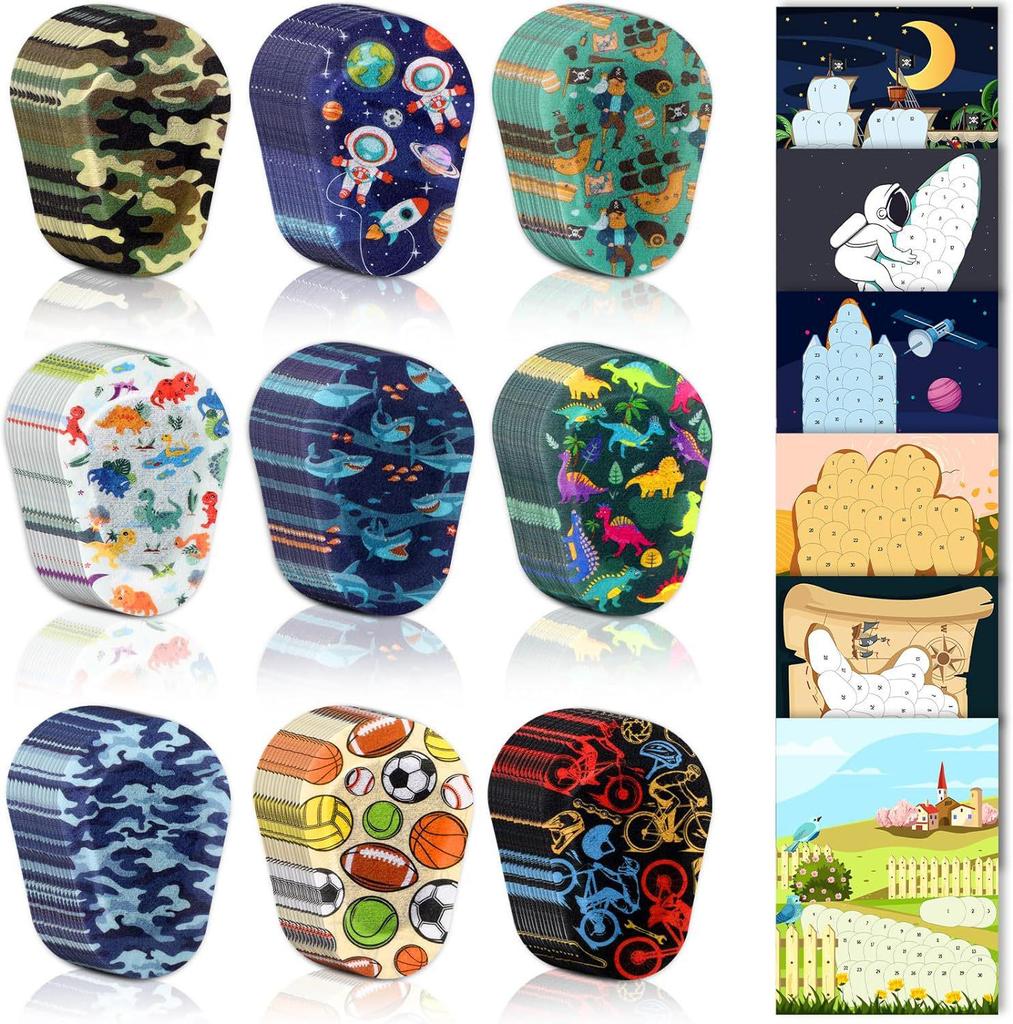 Детский окклюдер для лечения амблиопии - Дышащий, Полное покрытие, Мультяшный дизайн, Коррекция одного глаза при косоглазии