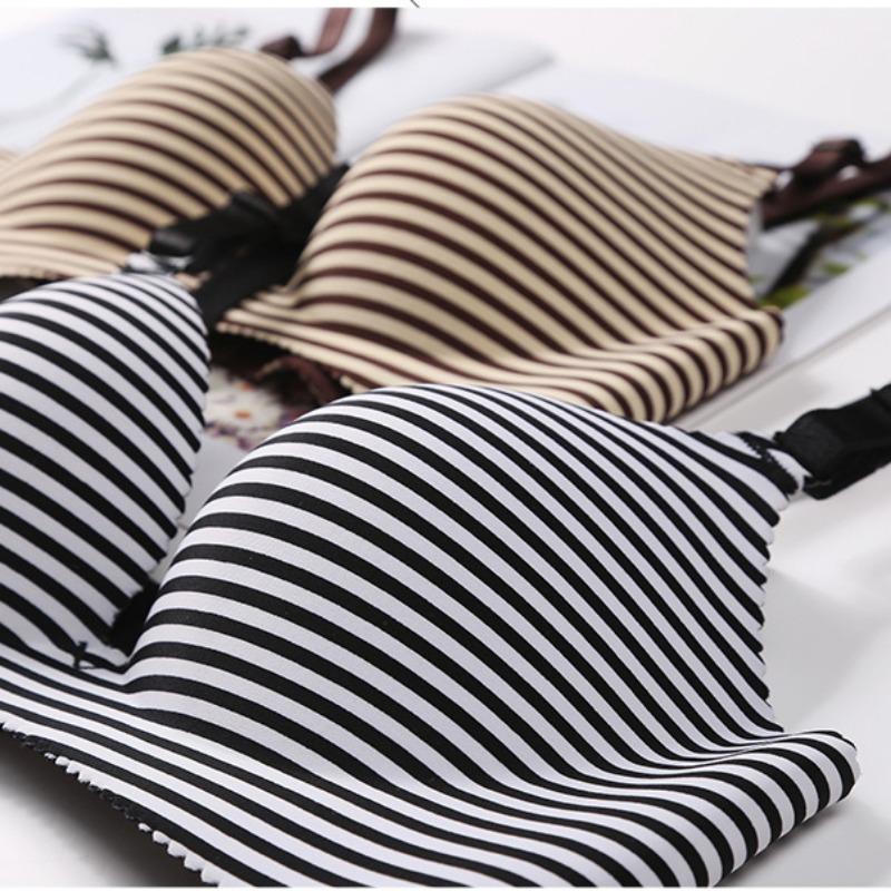 Толстые и тонкие модели без стального кольца, маленькая грудь, нижнее белье для девочек, регулируемый бюстгальтер в сборе, цельный бюстгальтер без маркировки