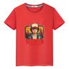 Stranger Things Print 100%Cotton T Shirt for Kids Boy10year Anime Tees Y2k One Piece Kawaii Short Tops Tshirt Kids Clothes Girls