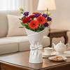 3D Printing Bow Bouquet Shaped Vase White Creative Floral Display Container Modern Nordic Style Desktop Ornament Gift